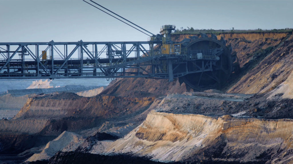 Excavation Site with giant machinery