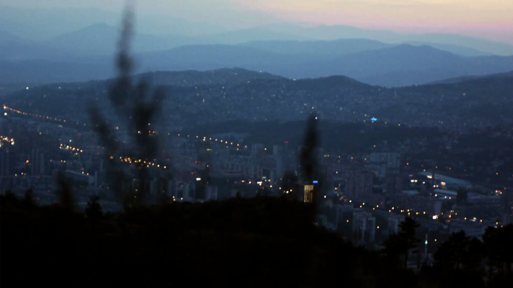 Belgrade City Scape at dusk
